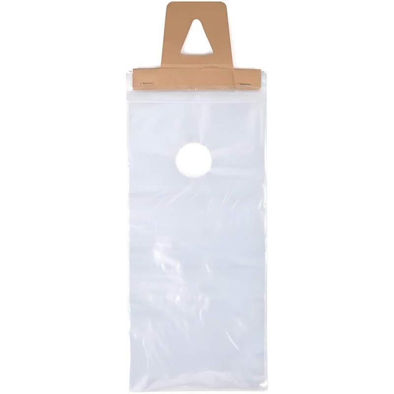 TiSA - 9" x 20" Clear Doorknob Bag, 2000/Cs - 0554217