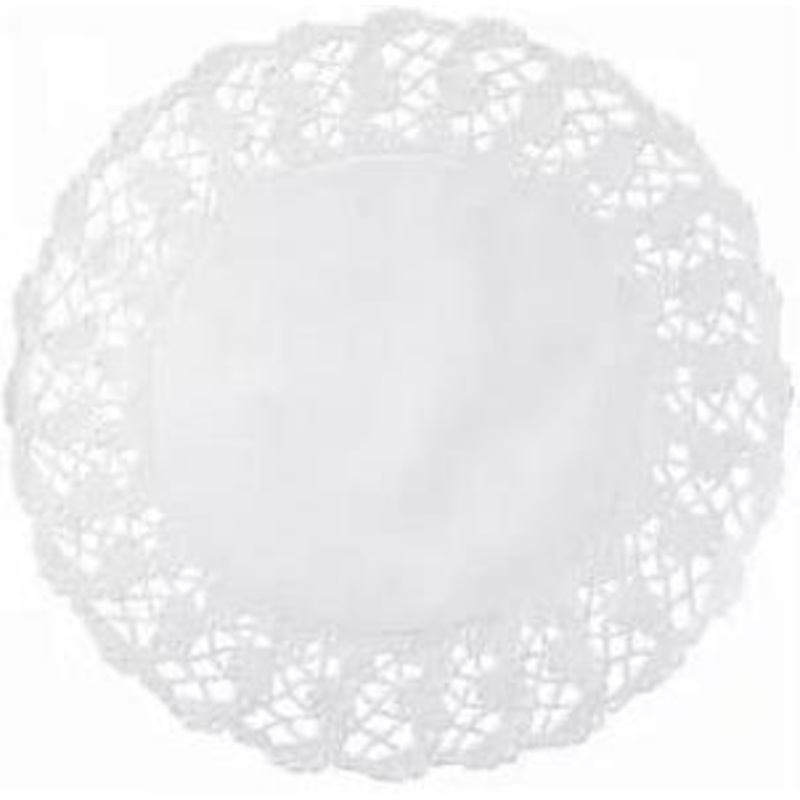 TiSA - Imperial 14" Round White Doilies, 250/bx - 320270