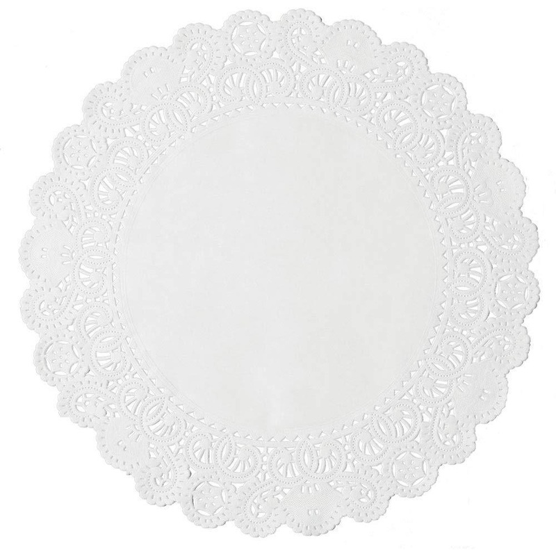 TiSA - Imperial 18" Round White Doilies, 250/bx - 320280
