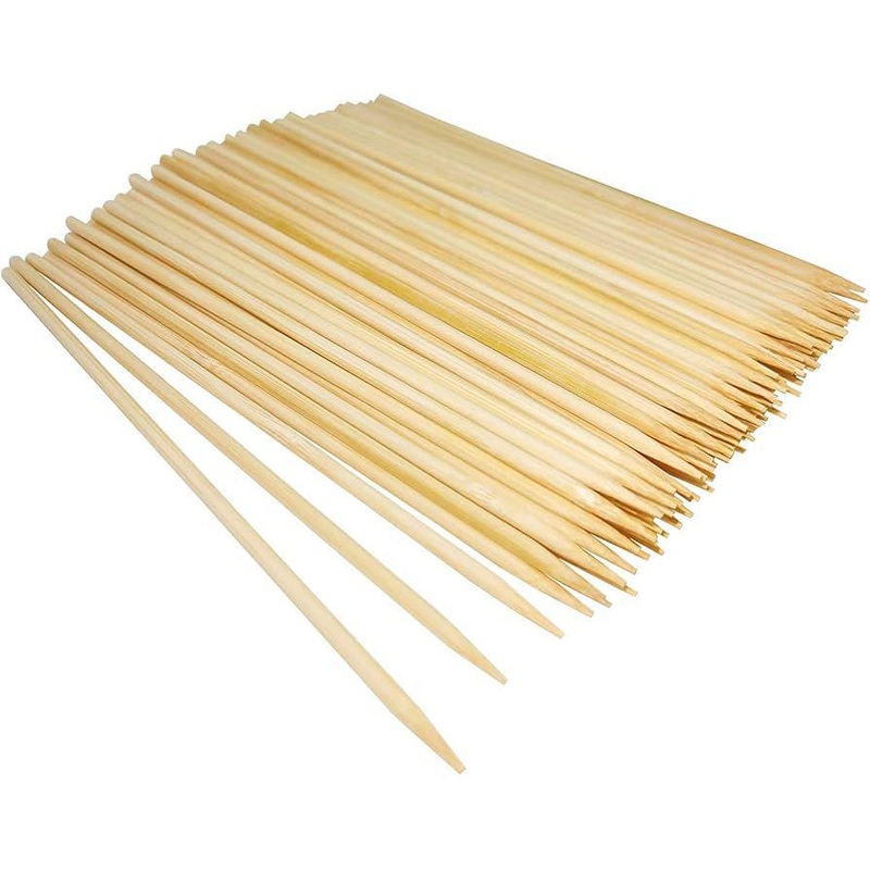 TiSA - Imperial 4.2 mm Diameter 10" Wooden Skewers, 500/bx, 3bx/cs - 470600