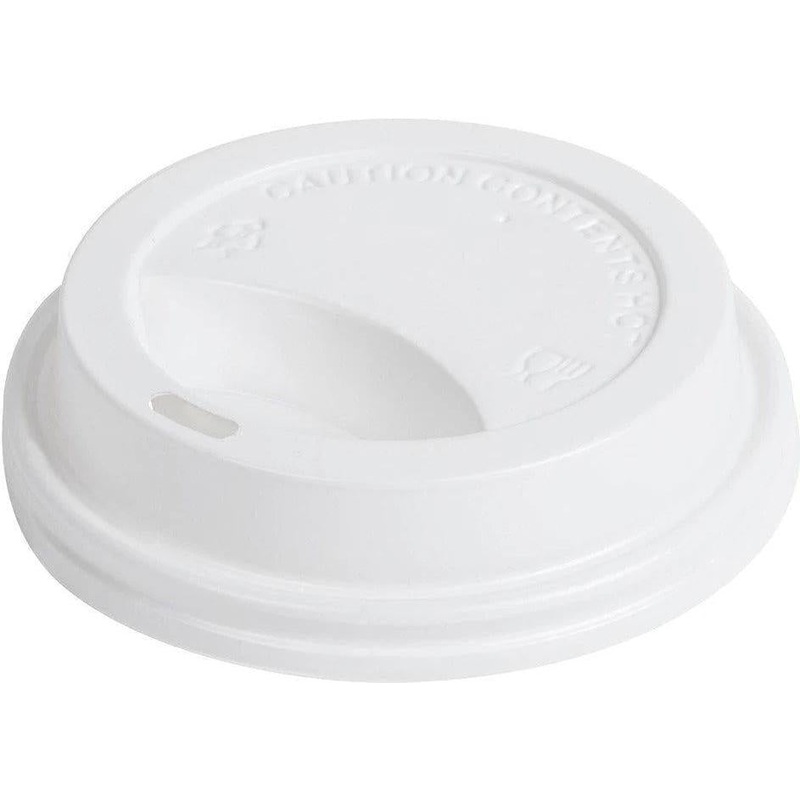 RiteWare - 10-20 Oz White Dome Lid and Fits 8 Oz Squat, 1000/cs - HDL10W