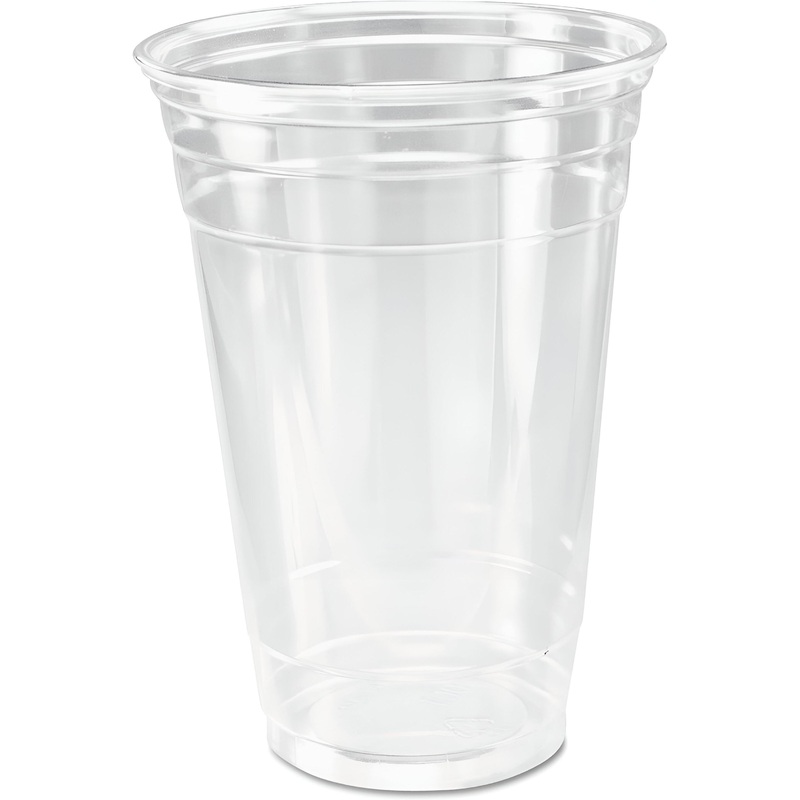 RiteWare - 20 Oz Clear PET Cups with Use 16 Series Lids, 1000/cs - PEC1620
