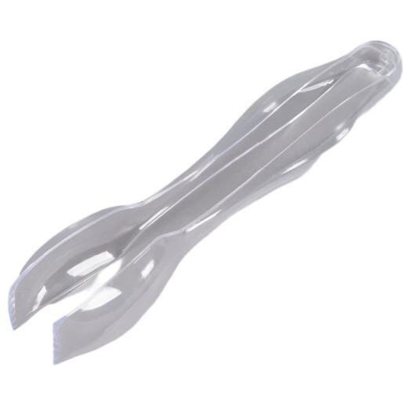 Sabert - 10" Clear Disposable Serving Tong, 36/Cs - UCL36T