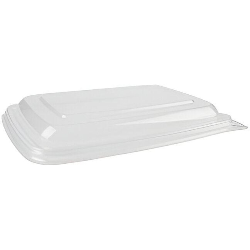 Sabert - Clear Flat Lid for Rectangle Pulp Containers, 300/Cs - SAB51601F300PET