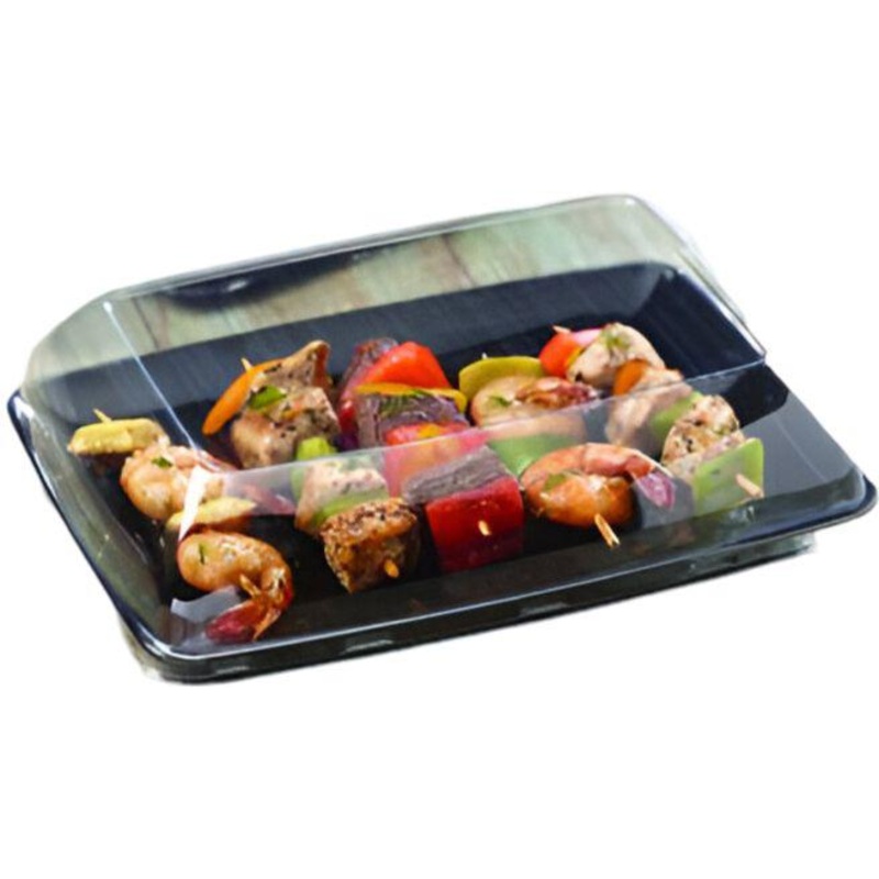 Sabert - Clear High Dome Lid for 8" x 11" Mozak PP Rectangle Platters, 72/Cs - SAB5133110D