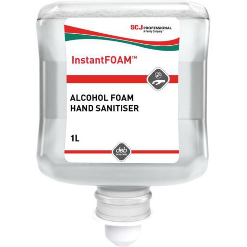 SC Johnson - Deb Instant Foam Hand Sanitizer 1L/Bt, 6 Bt/Cs - IFS1L