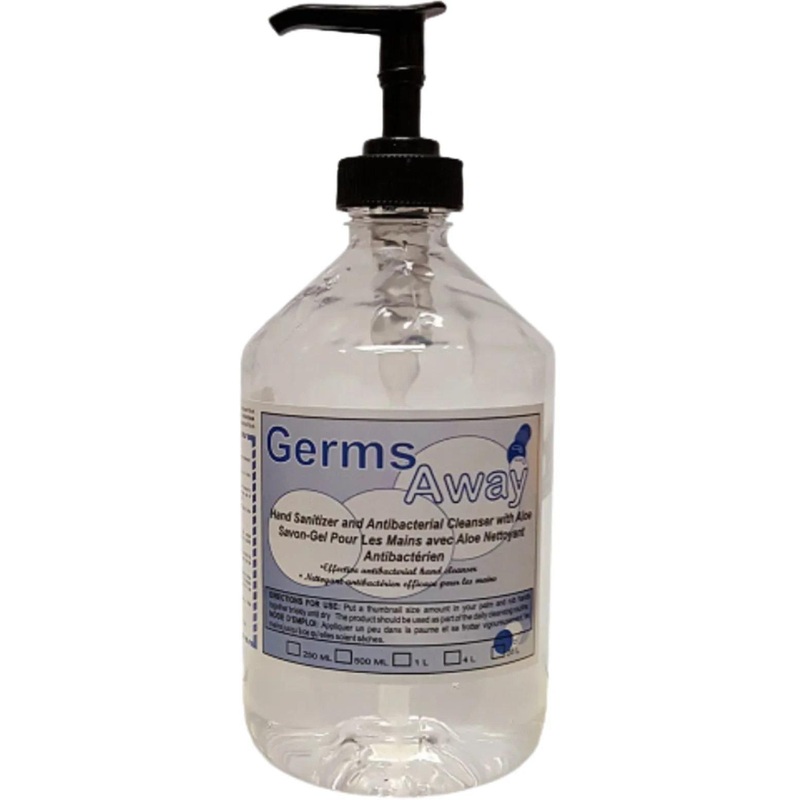 Sprakita - Germs Away Hand Sanitizer 500ML, 12Bt/Cs - SPKS0712-500ML