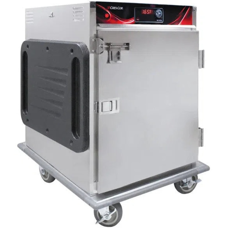 Cres Cor - 120V, 1000W Insulated Half Height Stainless Steel Super-Duty Holding Cabinet - H137SUA6DSD (Pre-Order Now, ETA 7-8 Weeks)
