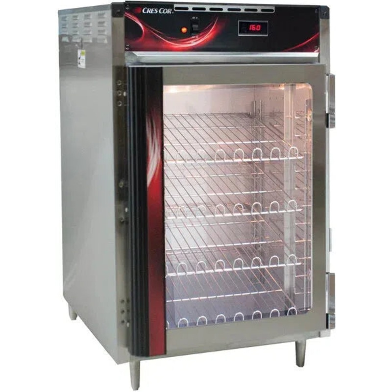 Cres Cor - 120V, 1400W Insulated Half Height Stainless Steel Holding Cabinet - H138NSCC1MC5Q (Pre-Order Now, ETA 7-8 Weeks)