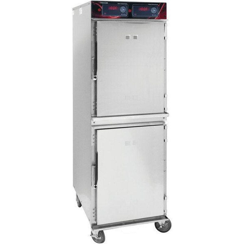 Cres Cor - 120V, 1800W Insulated Full Height Holding Cabinet with Deluxe Controls - 1200HHSS2DX (Pre-Order Now, ETA 7-8 Weeks)