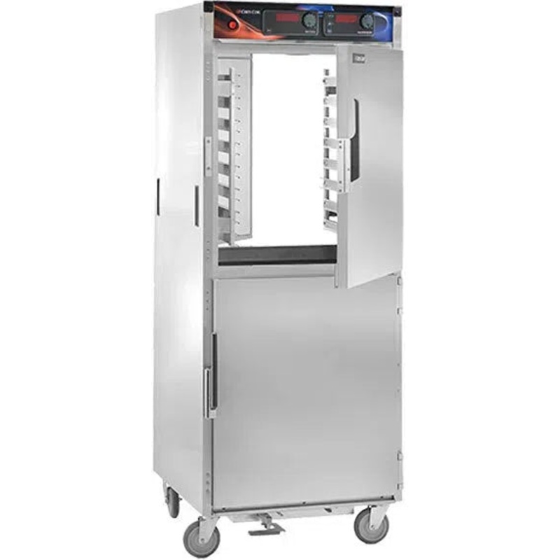 Cres Cor - 120V, 2000W AquaTemp Insulated Full Height Stainless Steel Pass-Through Holding Cabinet - H138PWS1834D (Pre-Order Now, ETA 7-8 Weeks)