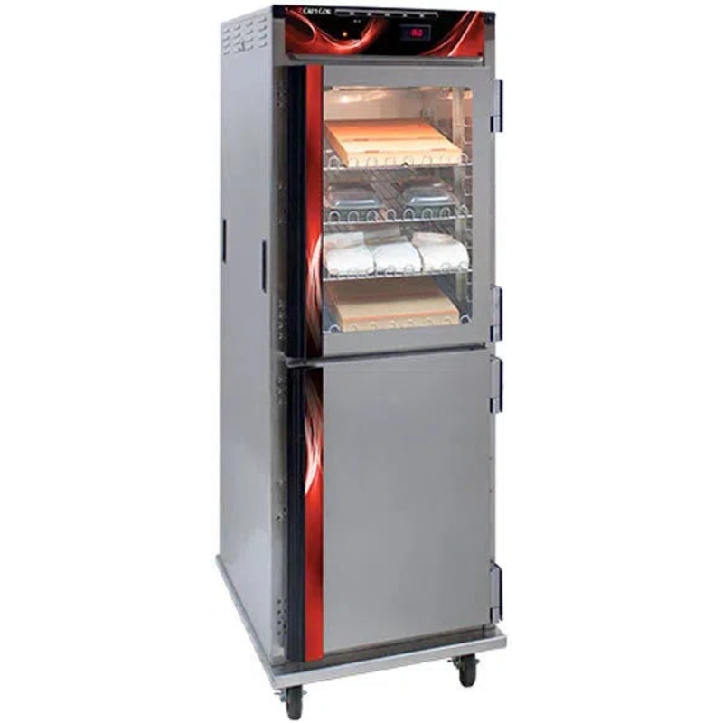 Cres Cor - 120V, 2000W Insulated Full Height Stainless Steel Pass-Through Holding Cabinet - H138NPSCC3MC5Q (Pre-Order Now, ETA 7-8 Weeks)