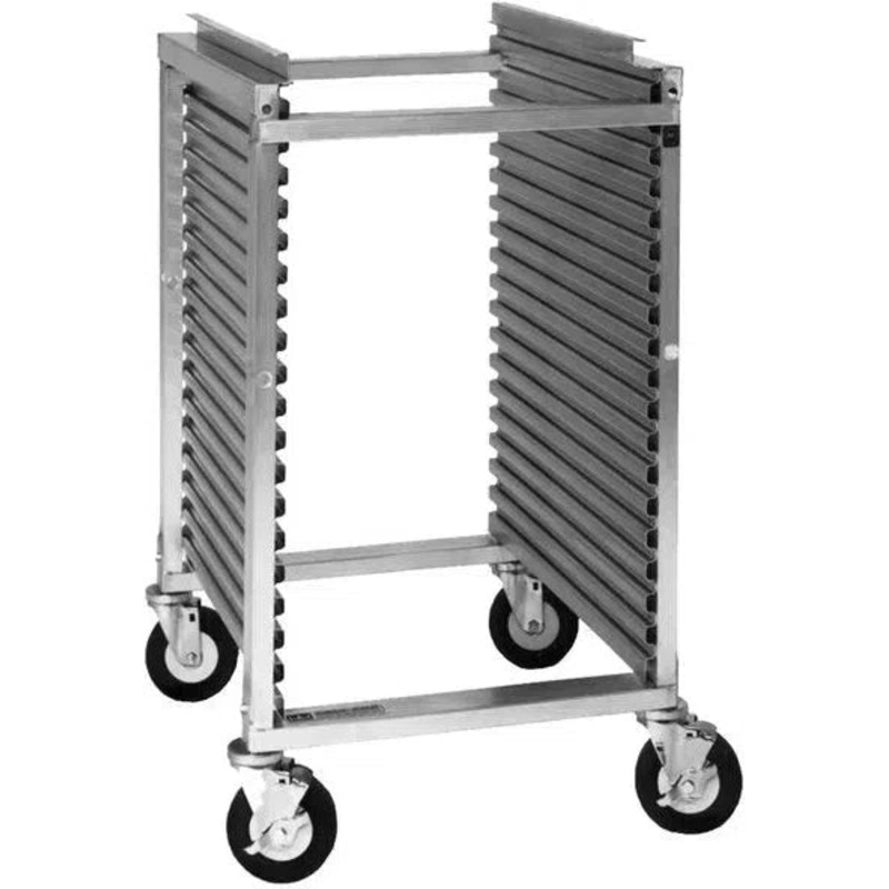 Cres Cor - 18 Pan End Load Half Height Aluminum Sheet Pan Rack with Corrugated Sidewalls - 278PT1818 (Pre-Order Now, ETA 7-8 Weeks)