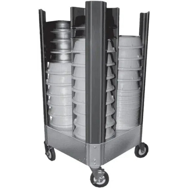 Cres Cor - Plate Cover Dolly with Four Dividers - 50110480B (Pre-Order Now, ETA 7-8 Weeks)