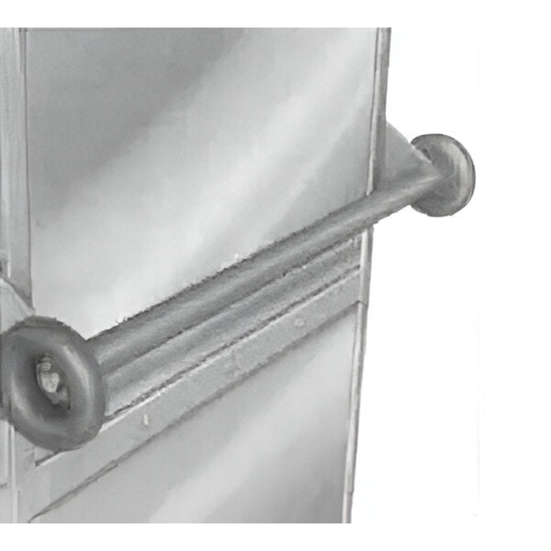 Cres Cor - Push Handle With Donut Bumpers For Racks - 1425 000 (Pre-Order Now, ETA 7-8 Weeks)