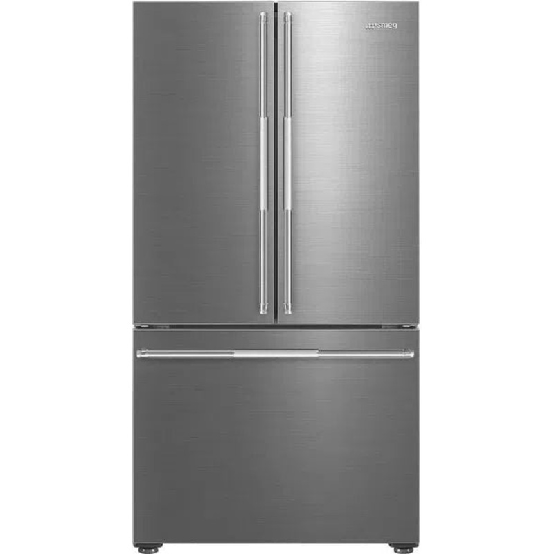 Smeg - 36" French Door Fridge with Auto Ice & Internal Water Preliminary - FD36UXIW
