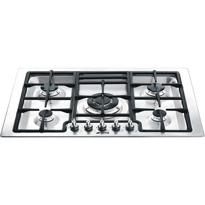 Smeg - Classic 30" Gas Cooktop with Pro Style Knobs - PGFU30X2