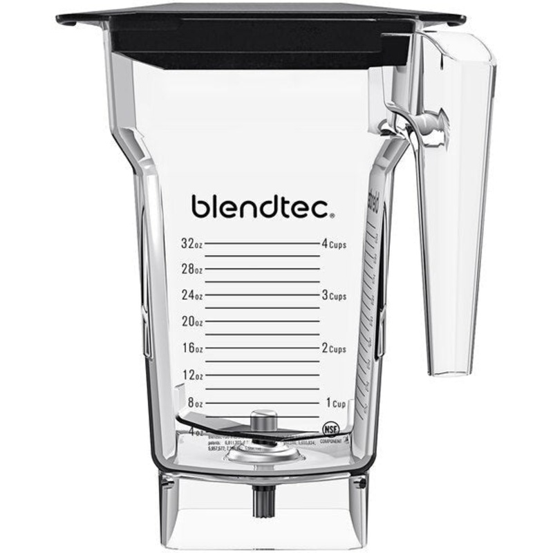 BlendTec - FourSide 75 Oz Clear Jar with Hard Lid, Pack of 2 - 40-710-03