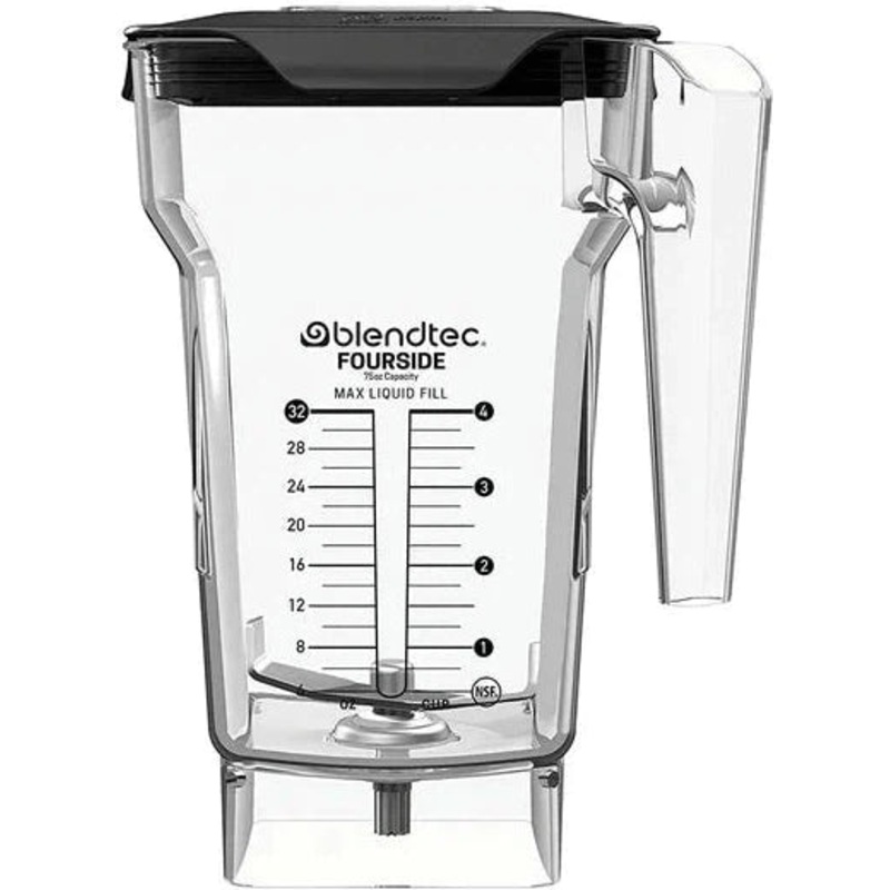 BlendTec - FourSide 75 Oz Clear Jar with Soft Lid, Pack of 10 - 40-712-02