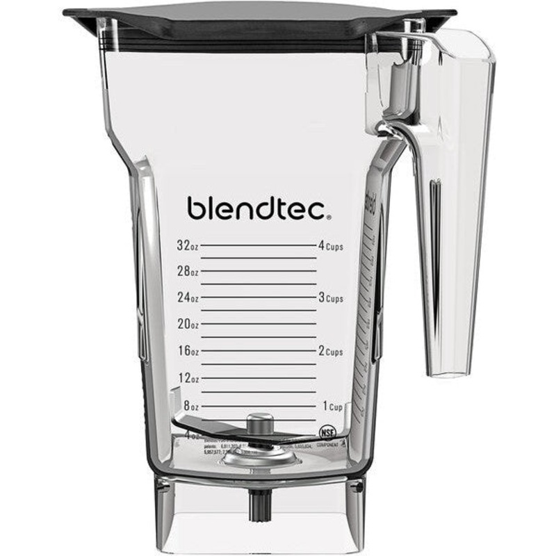 BlendTec - FourSide 75 Oz Clear Jar with Soft Lid, Pack of 2 - 40-710-02