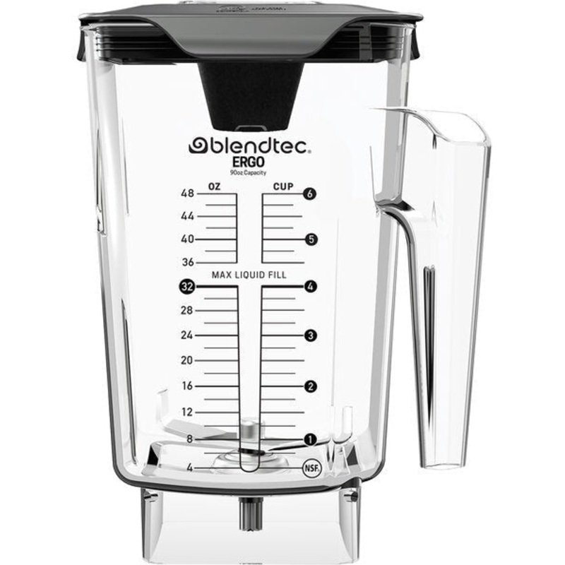 BlendTec - WildSide+ Ergo 90 Oz Clear Jar with Hard Lid - 40-630-68