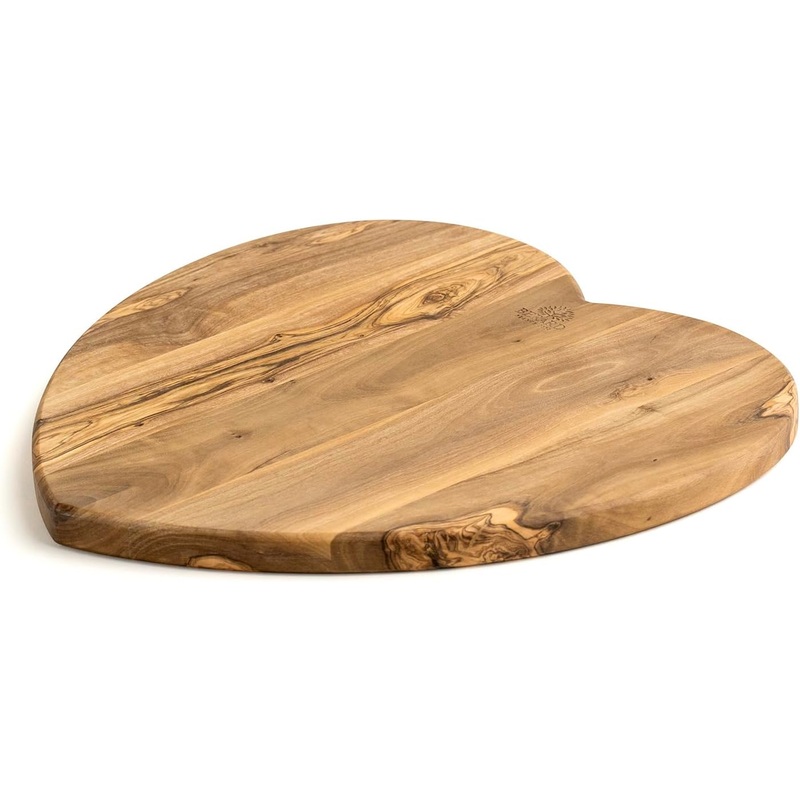 Berard - 11" x 6.7" Olivewood Heart Cutting Board - 7454062