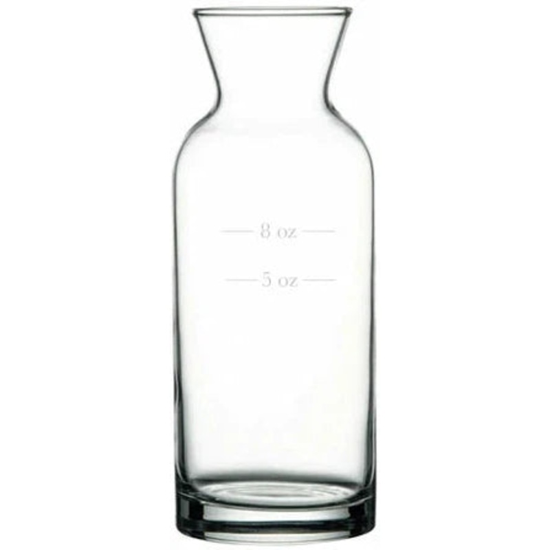 Pasabahce - 5 & 8 Oz Markings Villiage Carafe - Lined Glass, Pack of 12 - PG43804-5-8