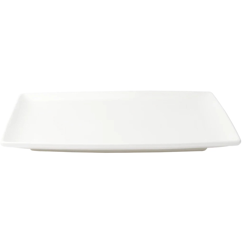 Browne - FOUNDATION 12.25" x 8" Porcelain White Rectangular Coupe Plate, 1 Dz - 5630188
