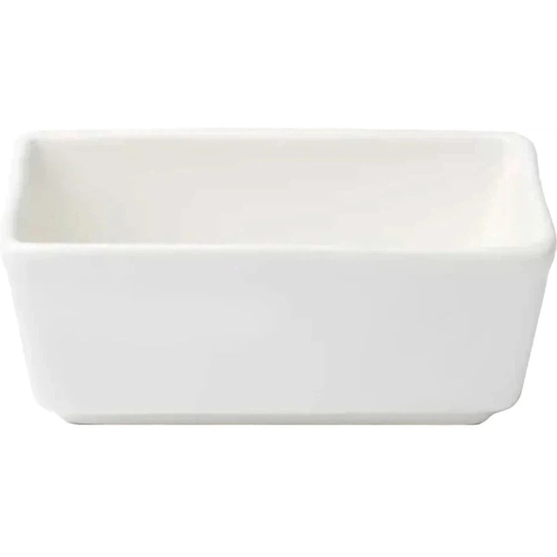 Browne - FOUNDATION 4.25" White Porcelain Sugar Packet Holder, 2 Dz - 5630101