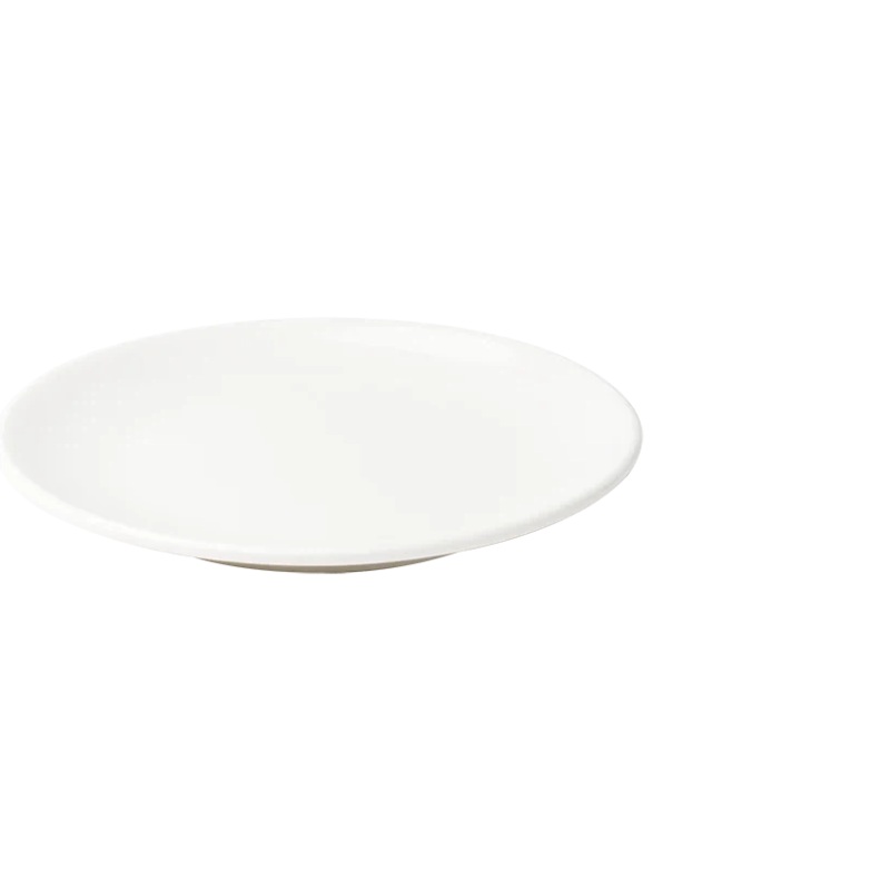 Browne - FOUNDATION 6.5" Porcelain White Round Coupe Plate, 3 Dz - 5630162