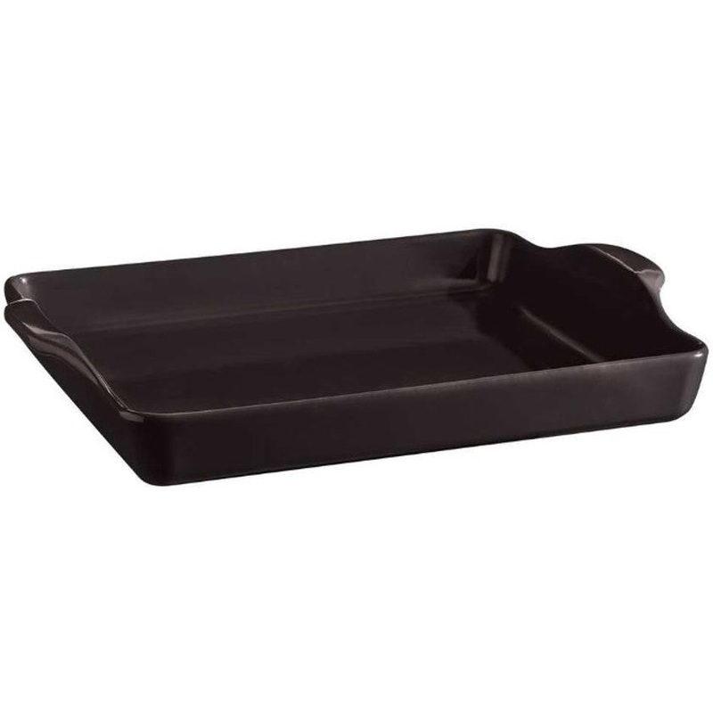 Emile Henry - 15.7" x 12.4" x 2.7" Ceramic FUSAIN Focaccia Bread Baker - 91797515