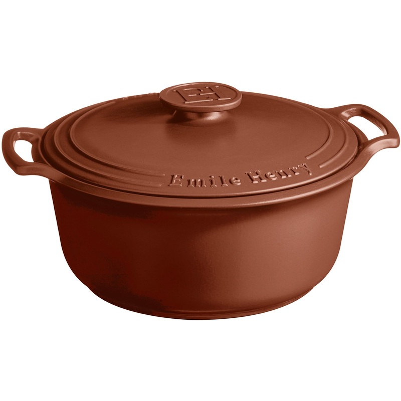 Emile Henry - 7.5 Qt Sublime Large Sienna Round Stewpot - 91144770