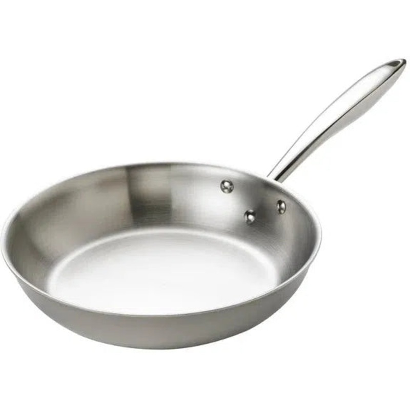 Thermalloy - 11" Tri-Ply Stainless Steel Fry Pan with ProGrip Handle - 5724154
