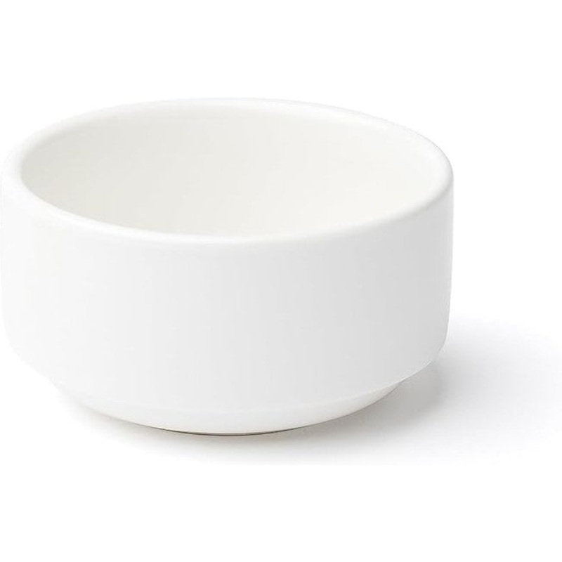 Browne - FOUNDATION 10 Oz Porcelain White Stackable Bowl, 4 Dz - 5630151