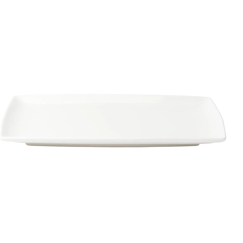 Browne - FOUNDATION 9.25" x 5.25" Porcelain White Rectangular Coupe Plate, 3 Dz - 5630187