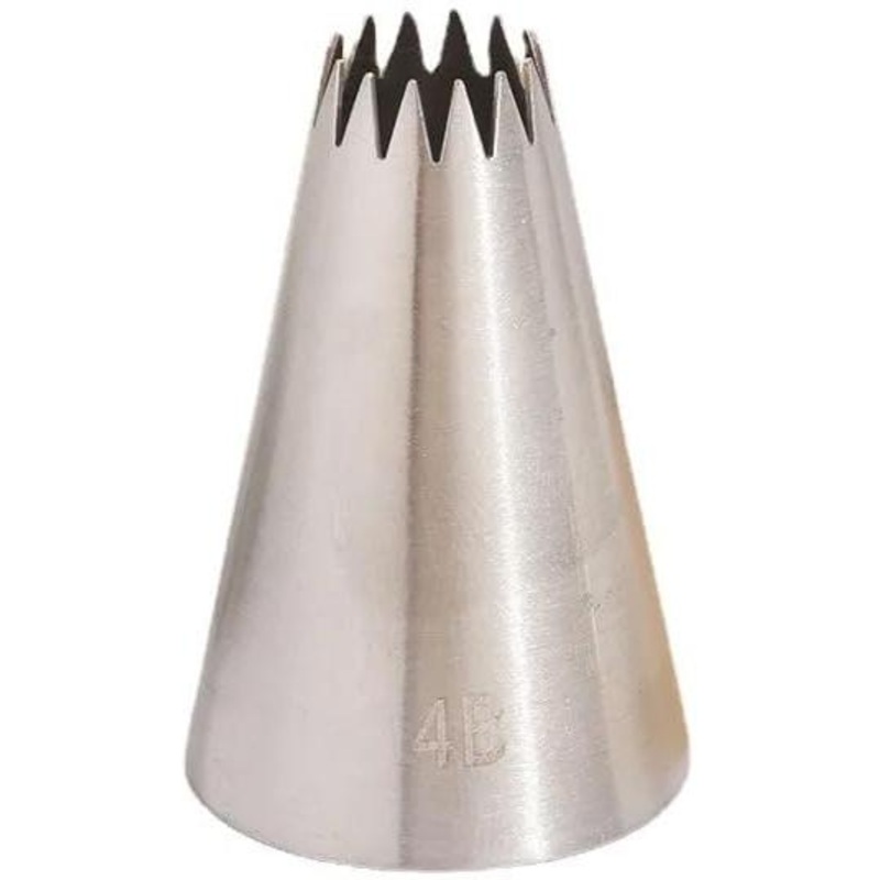 Browne - Stainless Steel Nozzle Open Star for Stainless Steel Whippers 574409 & 574410 - 574409-4