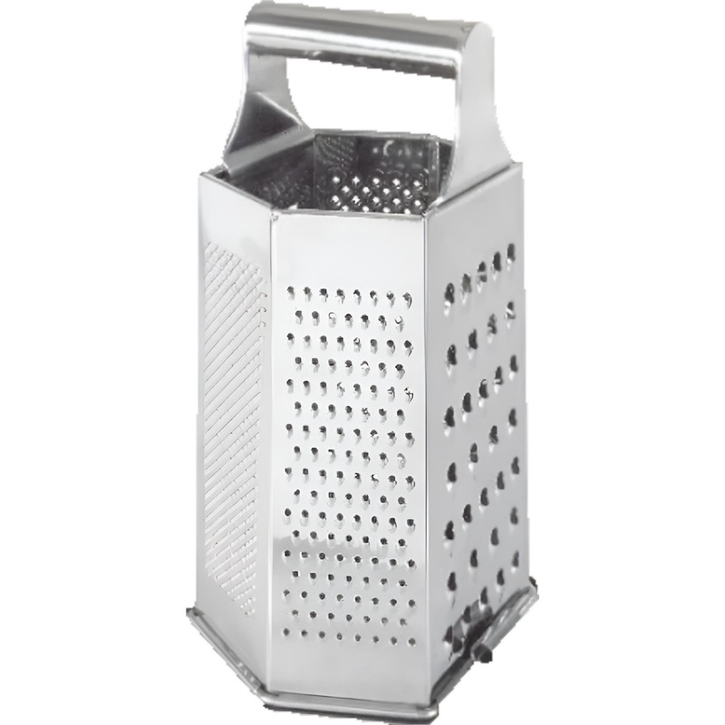 Cuisipro - 9.5" Stainless Steel 6-Sided Grater - 746124