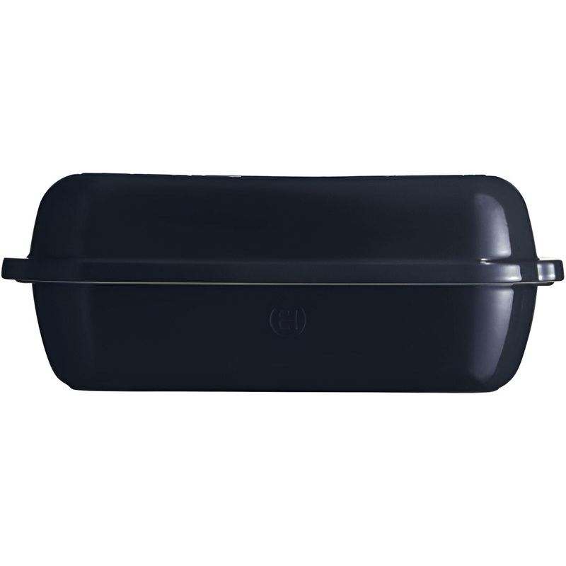Emile Henry - 15.5" x 6.5" x 5.9" Large Ceramic Bleu Nuit Bread Loaf Maker - 91635503