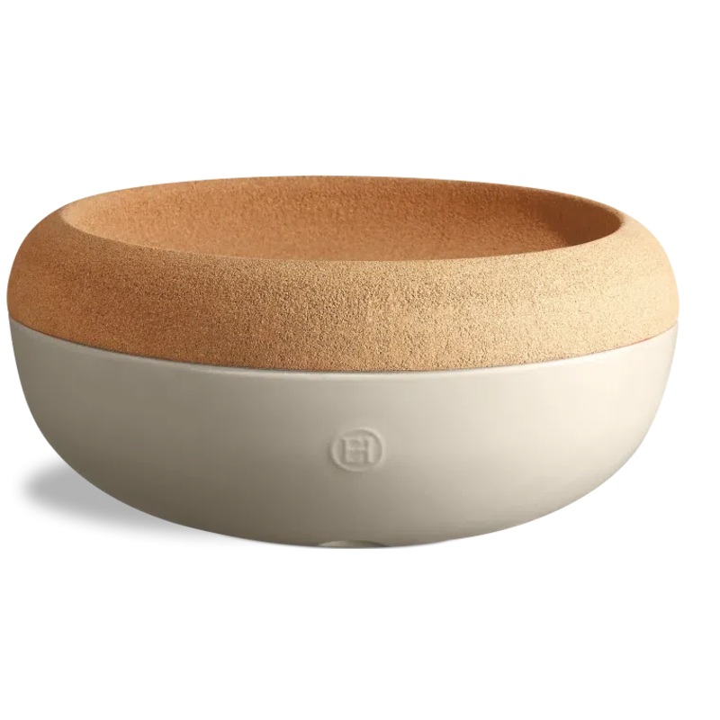 Emile Henry - 6.5 L Argile Large Ceramic Deep Storage Bowl - 91028765