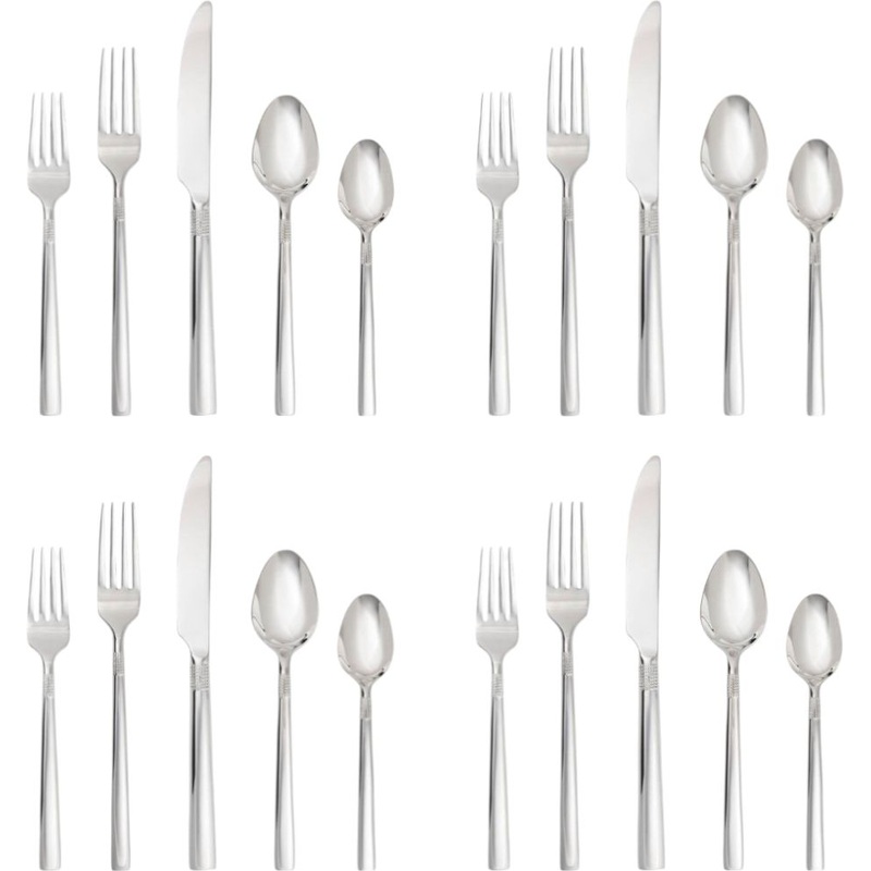 Fortessa - Sonia 20 Pc Stainless Steel Flatware Set - 20PPS-105-05