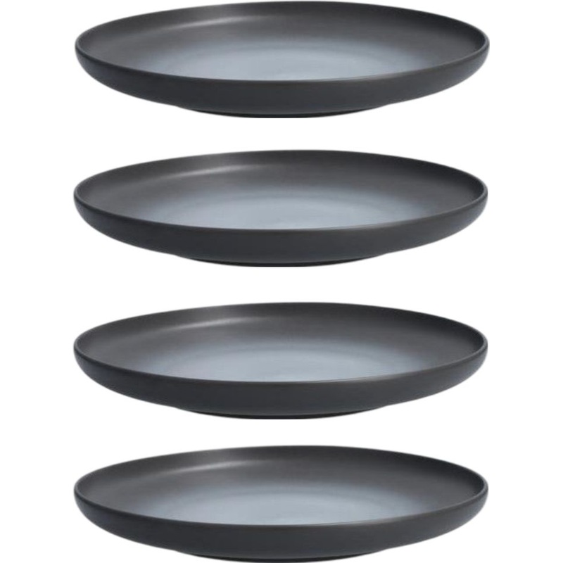 Fortessa - 10.75" Hugo Charcoal Coupe Plate, Pack of 4 (Collection No 1) - CT.0212.10