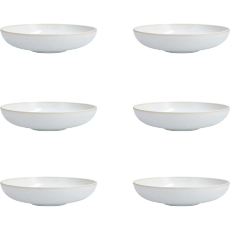 Fortessa - 39 Oz Nivo Moon Low Salad Bowl, Pack of 6 - D751.122.0000