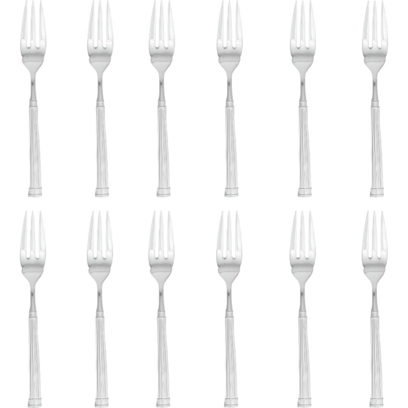 Fortessa - 7.3" Stainless Steel Doria Fish Fork, Pack of 12 - 1.5.131.00.031