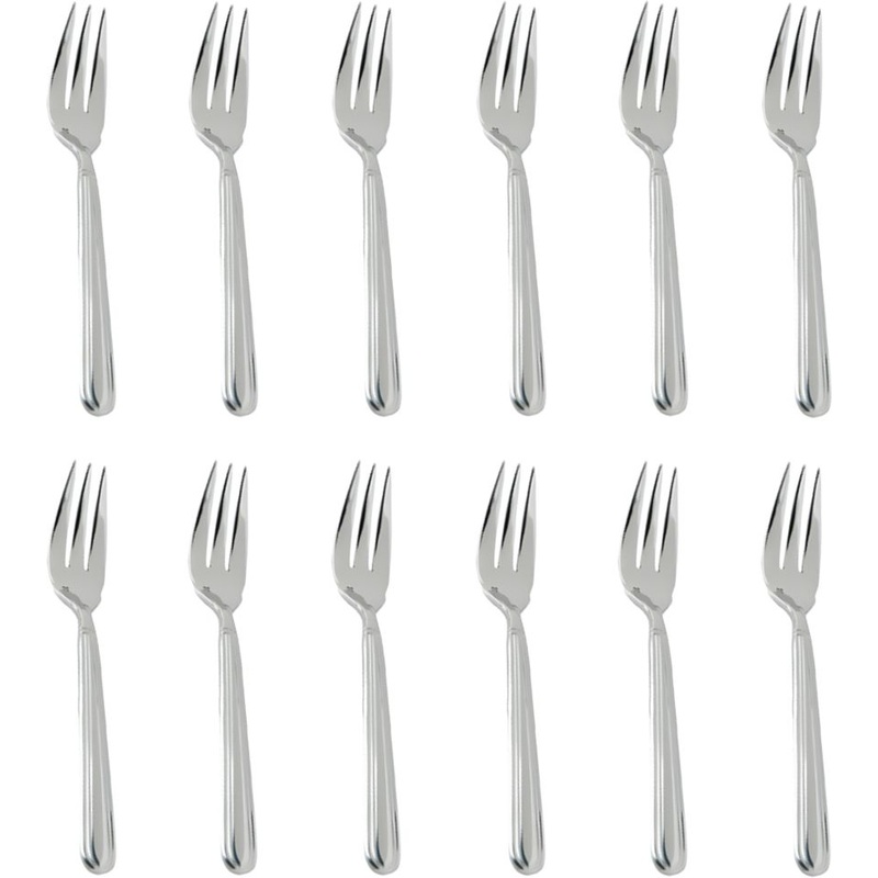 Fortessa - 7.4" Stainless Steel Metropolitan Fish Fork, Pack of 12 - 1.5.120.00.031
