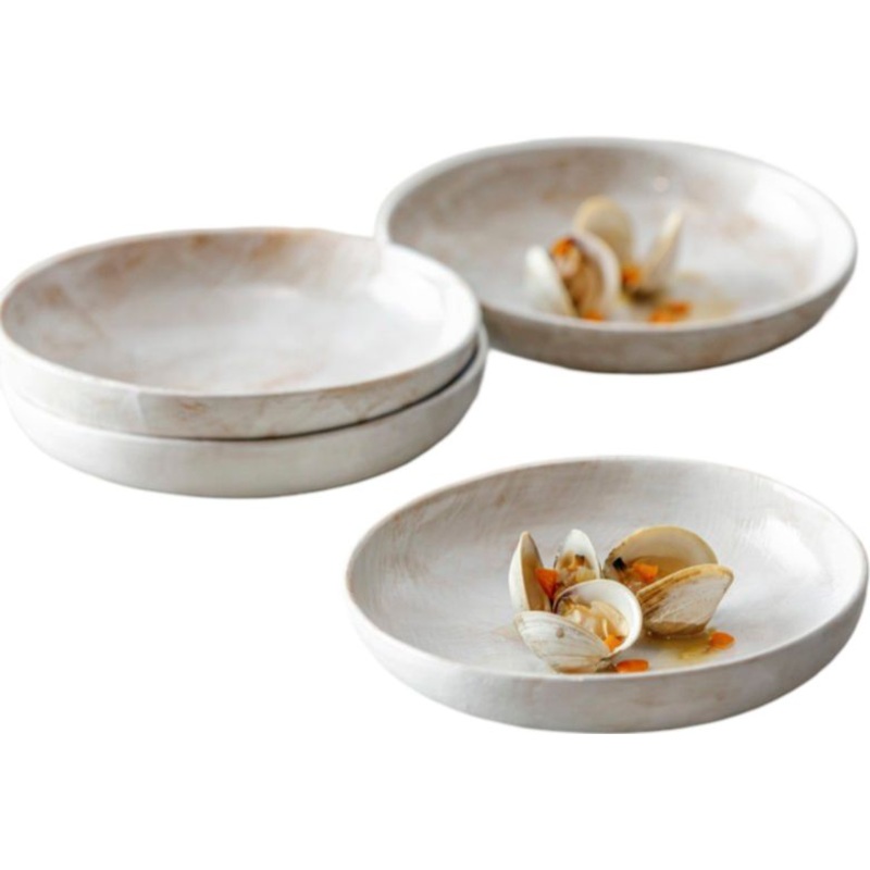 Fortessa - 8" Camila White Bowl, Pack of 4 (Collection No 2) - CT.2.WH.CAMI.20