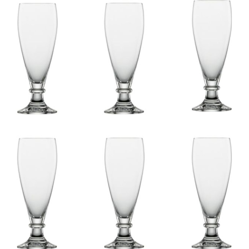 Fortessa - Beer Basic 13.9 Oz Brussels Pilsner Glass, Pack of 6 - 0022.865493