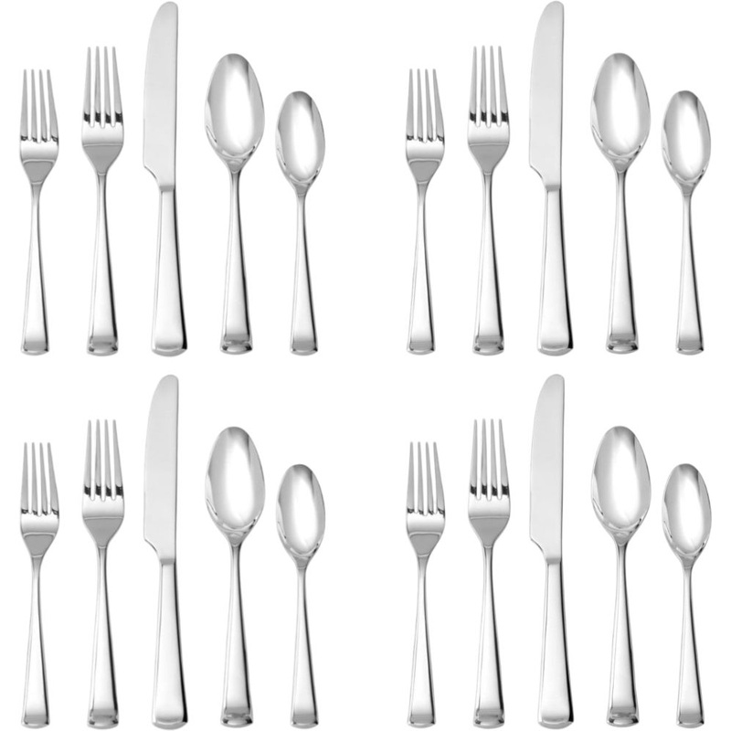Fortessa - Honor 20 Pc Stainless Steel Flatware Set - 20PPS-508-05