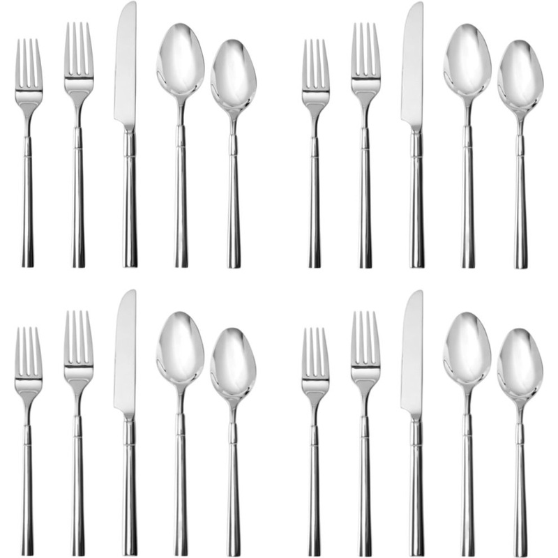 Fortessa - Lloyd 20 Pc Stainless Steel Flatware Set - 20PPS-509-05