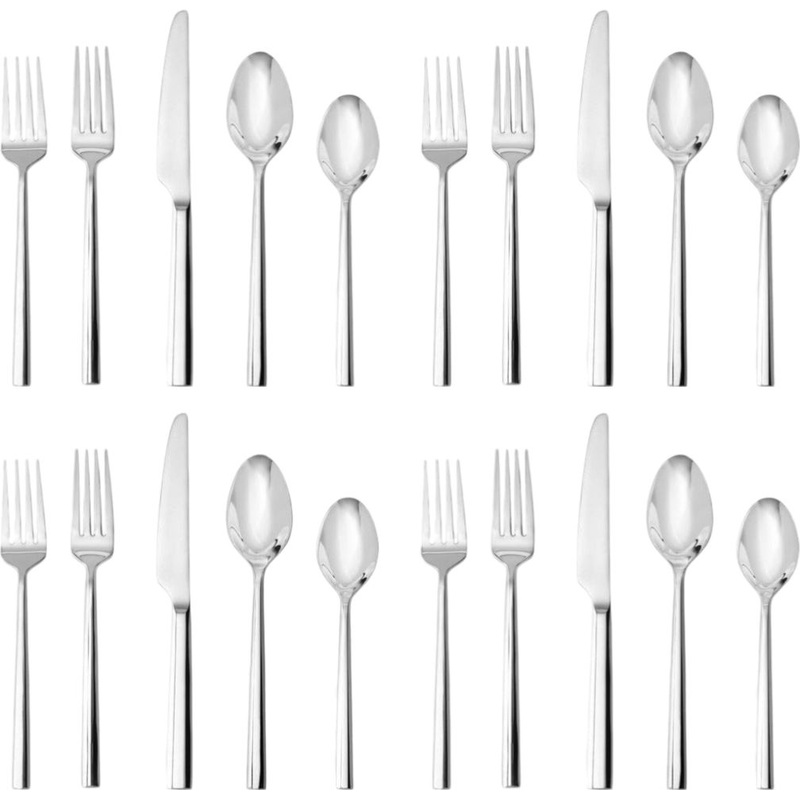 Fortessa - Orson 20 Pc Stainless Steel Flatware Set - 20PPS-514-05
