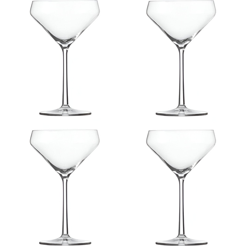 Fortessa - Pure 12.3 Oz Martini Glass, Pack of 4 - 0026.120410